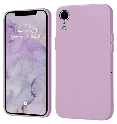 Produktbild von Hülle für Apple iPhone XR Case Cover Bumper Smartphone Softgrip Schutzhülle Farbe: Lila