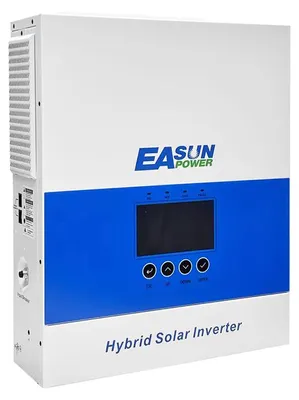 Zdjęcie produktu dla Hybrydowy falownik solarny, moc znamionowa 6,5 kW, inteligentne funkcje monitorowania, 220–240 V, 48 V