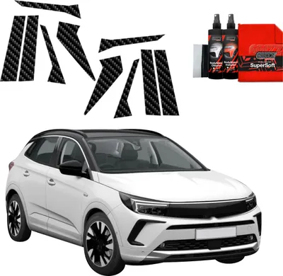 Produktbild von 10in1 Kohlenstoff Schutzfolie Grizz Protector für B-C-Säule - Opel Grandland (2021-2024)