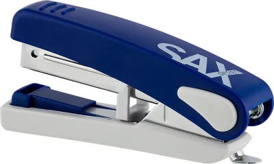 Produktbild von SAX Design Flachhefter "Flat clinch", 20 Blatt, blau
