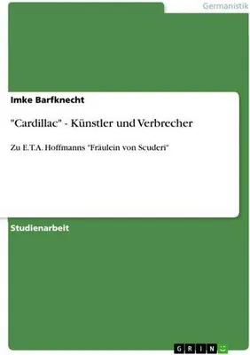 Produktbild von "Cardillac" - Künstler und Verbrecher