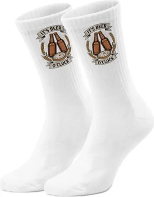Produktbild von epicsocks Crafty Cheers Bier Uhrzeit Socken in 42-46 im Paar