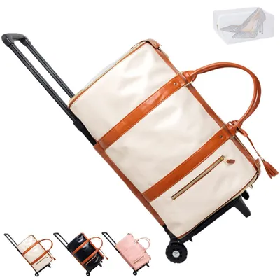 Image de Grande valise à roulettes avec compartiment à chaussures