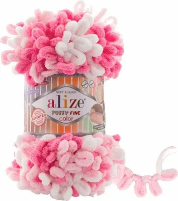 Produktbild von Alize Puffy Fine Color 6383 Strickgarn