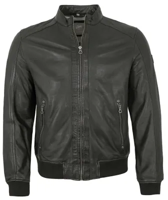 Produktbild von Gipsy by Mauritius - Herren Lederjacke Blouson Lammnappa schwarz Größe XXL