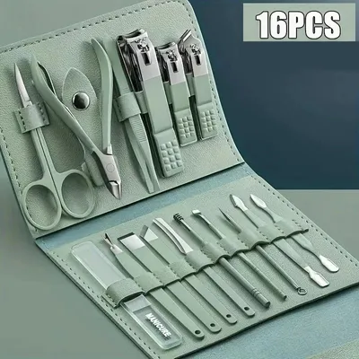 Produktbild von Nagelknipser Set 16tlg. Profi Maniküre Pediküre