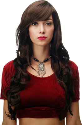 Produktbild von WIG ME UP Perücke, Mittelbraun, lang, wallendes Haar 9204S-8