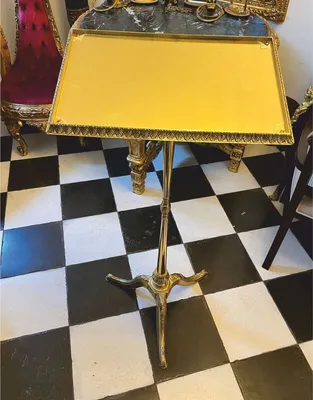 Obrázok produktu pre Casa Padrino luxusný barokový mosadzný stojan na noty v. 120 cm - vyrobené v Taliansku