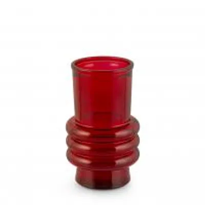 Immagine prodotto di H&H Vaso In Vetro Riciclato Rosso Cm 17