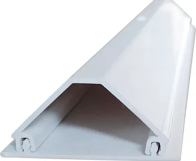 Produktbild von ROTH LANGE Eckkanal Kabelkanal B30/H40 mm reinweiß 2m
