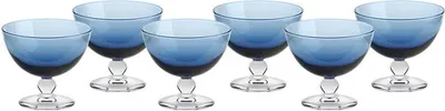 Produktbild von Eisschale Eisbecher Dessertschale 6er-Set blau Piccolo Colori 280ml Gelato