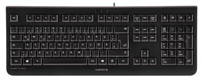 Produktbild von CHERRY DC 2000 Kabelgebundenes Desktopset, Schwarz, USB (QWERTZ - DE), Volle Größe (100%), Kabelgebunden, USB, QWERTZ, Schwarz, Maus enthalten