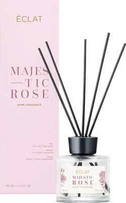 Produktbild von ÉCLAT Majestic Rose Raumduft + Duftstäbchen, langanhaltender Lufterfrischer, 130ml