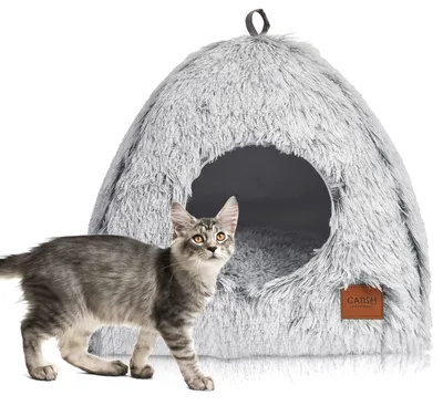 Productafbeelding van Grijs Kattenhuis voor Comfortabele Slaapruimte