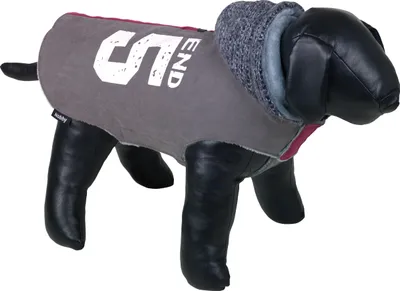 Produktbild von Nobby Hundepullover Depend rot-grau, Rückenlänge: 20 cm