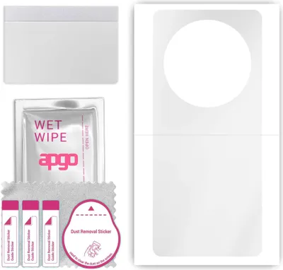 Produktbild von apgo Rückseite Schutzfolie, klar, kompatibel mit Oppo Find X6 Pro, Hinten Hydrogel-Displayschutzfolie mit Positionierhilfe, kratzfest, einfache Montage