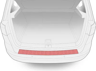 Produktbild von Ladekantenschutz passend für Kia Sportage 5 Edelstahl ab Bj. 2022-06/2025, Farbe:Silber gebürstet