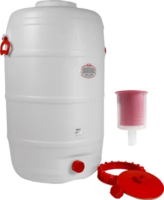 Produktbild von Graf Getränkefass Kunststofffass Rund 125 Liter mit Gärspund