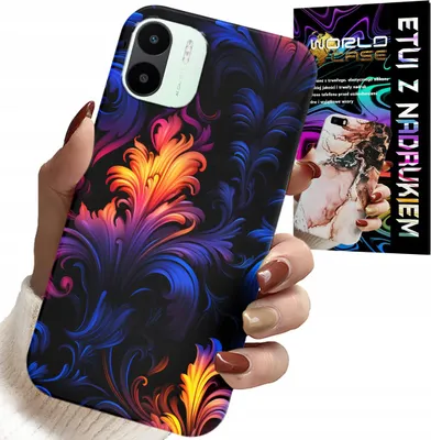 Zdjęcie produktu dla Etui Do Xiaomi Redmi A2 - Abstrakcyjne Kolorowe Wzory + Folia