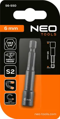 Image de Embout magnétique à percussion 6 x 65 mm
