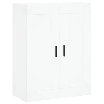 Image de Armoire murale blanc 69,5x34x90 cm bois d'ingénierie