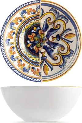 Produktbild von H&h 6er Set Positano Steinzeug Schüsseln 16 cm