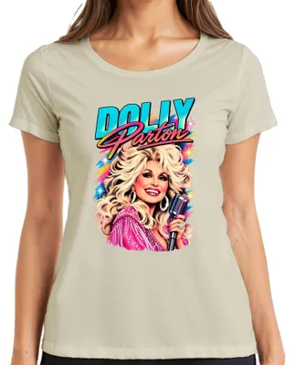 Obrázok produktu pre Dámske tričko s motívom Dolly Parton, country speváčky, retro dizajn, Nashville, veľkosť XXL