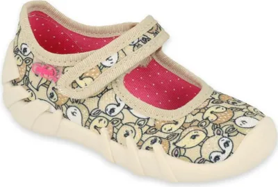 Produktbild von Mädchen Ballerinas Hausschuhe Befado Hirsch Golden 25