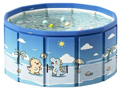 Productafbeelding van Opvouwbaar Kinderzwembad met Waterafvoerbuis