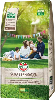 Produktbild von SPERLI Rasensaat Schattenrasen umhüllt für 35 m² 1 kg