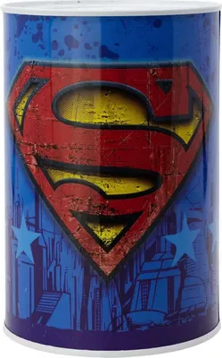 Produktbild von DC Comics Superman Kinder XL Spardose aus Weißblech 1000 ml
