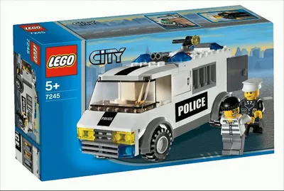 Produktbild von LEGO 7245 Prisoner Transport - Black/Green Sticker Version  LEGO Anzahl Minifiguren: 2, Anzahl Anleitungen: 1, Anzahl Teile: 92, Thema: LEGO City, Veröffentlicht in: 2005, Gewicht: 0.193 KG, Zahl: 7245-1, EAN: 5702014428911, UPC: 673419109406, Verpackungsmaße (lxbxh): 15 x 24 x 7.5 cm, Altersberatung: 5+