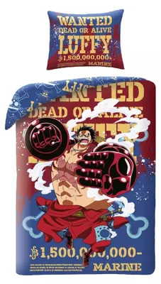 Produktbild von One Piece Wanted Bettbezug 140 x 200 cm Polyester