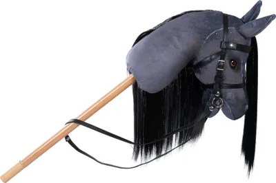 Produktbild von Hobby Horse Steckenpferd Blaze grau / schwarz
