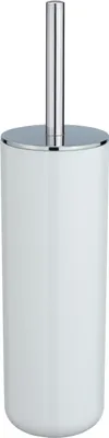 Produktbild von WENKO WC Garnitur Toiletten Bürsten Klo Halter POSA Weiß Chrom Bad Gäste WC