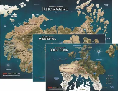 Produktbild von Dungeons & Dragons Landkarte Eberron Deutsch