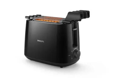 Produktbild von Philips Daily Collection HD2583/90 Toaster 8 8 Scheibe(n) 600 W Schwarz