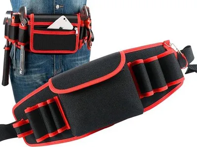 Immagine prodotto di Cintura porta attrezzi da 57 cm con morsetto regolabile e 10 scomparti