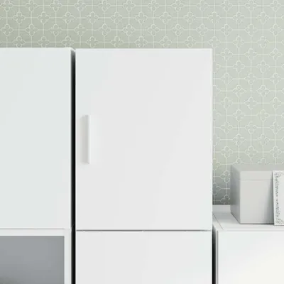 Image de vidaXL Armoire murale blanc 30x42,5x40 cm Bois composite