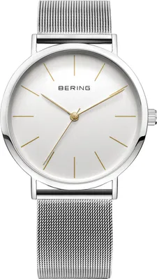 Produktbild von BERING Vintage Slim Herrenuhr silber 13436-001