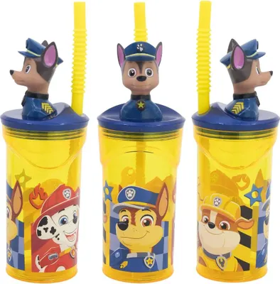 Produktbild von Paw Patrol 3D Kopf Chase Marshall Trinkbecher Becher 360 ml
