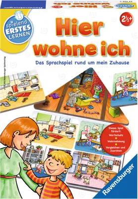Produktbild von Ravensburger Spielend Erstes Lernen Sprachförderspiel Hier wohne ich 24706