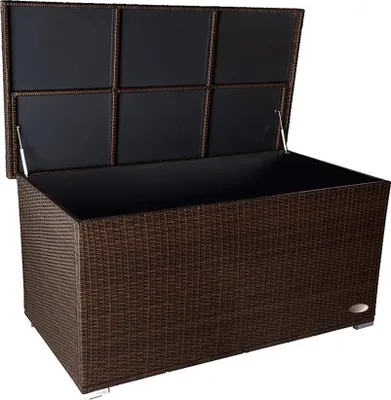 Produktbild von Auflagenbox Venezia 146x83x80 cm rostfrei, belüftet, Deckel als Tischplatte