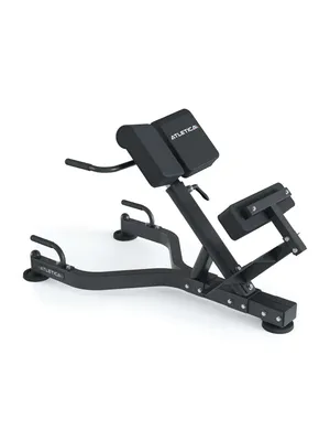 Produktbild von ATLETICA Hyperextension | verstellbar | Rückenstrecker | 200kg Belastbarkeit | Hohe Stabilität | Variabel einstellbar | Extra Griffe für Liegestütze