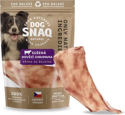 Obrázek produktu pro DOG SNAQ 99164 doplňkové krmivo pro psy - sušená hovězí lopatková chrupavka