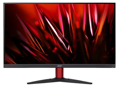 Produktbild von Acer Nitro KG2 KG242Y E, 60,5 cm (23.8"), 1920 x 1080 Pixel, Full HD, LCD, 1 ms, Schwarz, Rot