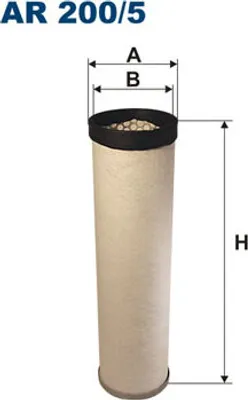 Zdjęcie produktu dla Filtr powietrza FILTRON AR 200/5W