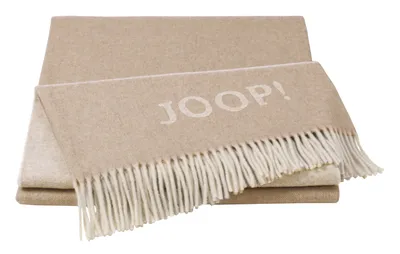 Immagine prodotto di JOOP! FINE - Plaid doubleface / Coperta Crema-Natura 130 x 180 cm