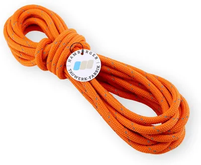 Produktbild von ECO-Flash Outdoorseil in Orange – reflektierender Kennfaden – Ø 10 mm – 30 m – schwimmfähiges Polypropylen-Seil – wetterfest und robust für Camping, Boot, Garten und Outdoor-Aktivitäten