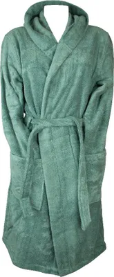 Produktbild von EMPORIO ARMANI Damenbademantel mit gekreuzter Kapuze aus Baumwollfrottee Artikel 164694 3F291 BADEMANTEL MIT KAPUZE, XL - IT V / CN 170/100  / BR  EG / MX EG, Cotone 97%,Elasthan 3%